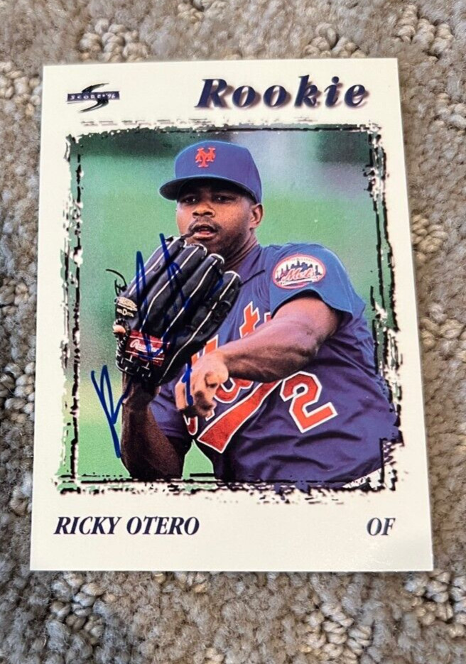 Ricky Otero signed autographed 1996 Score Rookie Card #235 New York Mets
