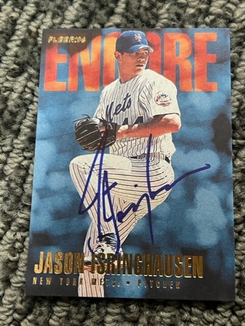 Jason Isringhausen signed autographed 1996 Fleer Update New York Mets #U225
