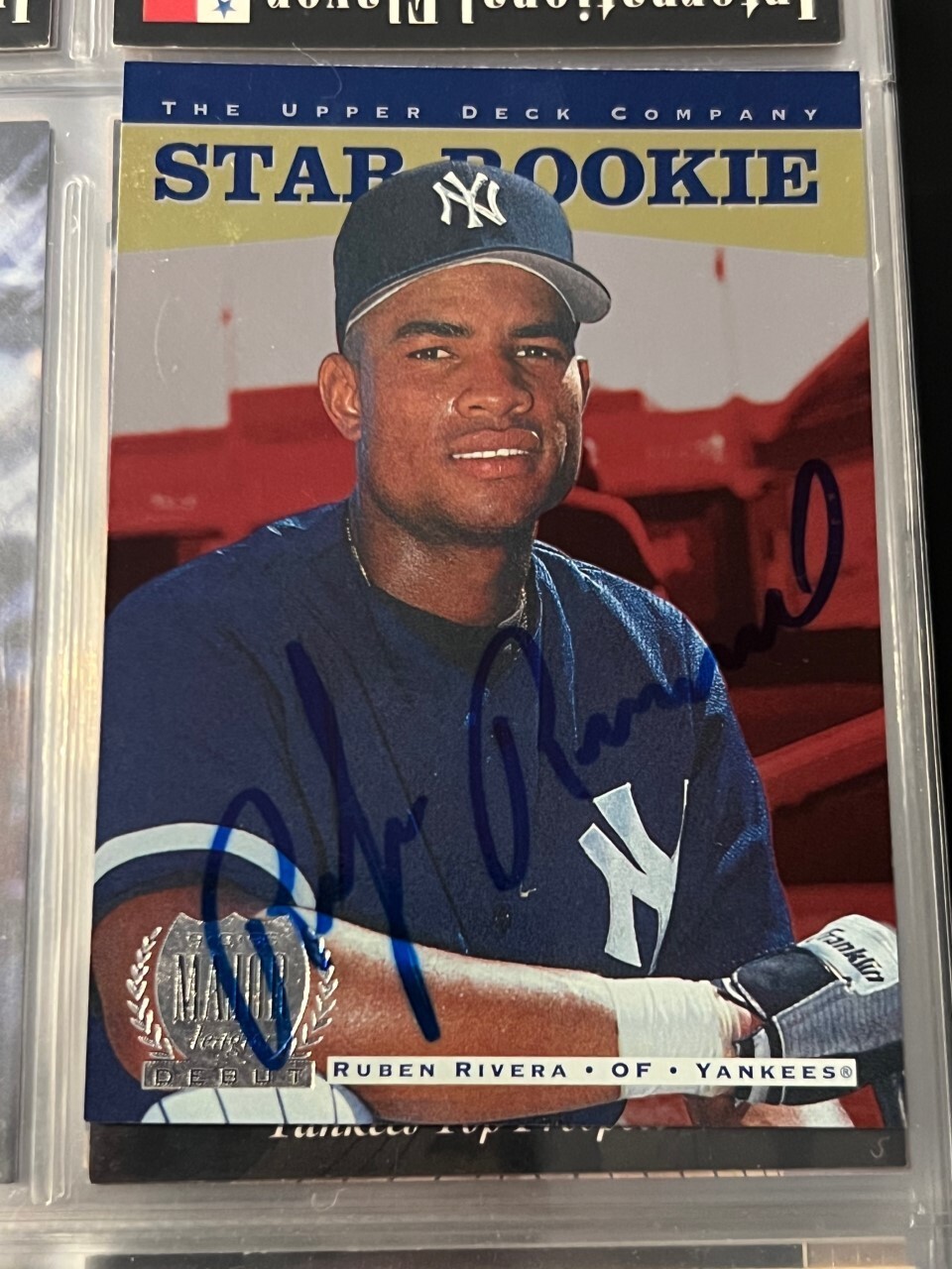 Ruben Rivera signed autographed 1996 Upper Deck New York Yankees Card #230
