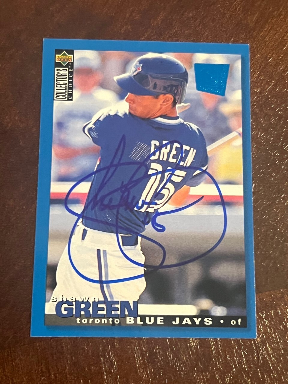 Shawn Green signed autographed 1995 Collector's Choice SE 58 Card Blue Jays
