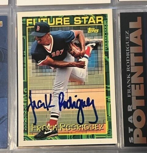 Frank Rodriguez 1994 #112 signed autographed Topps Card Boston Red Sox
