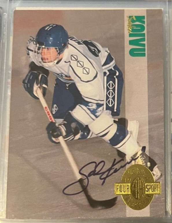 Saku Koivu signed autographed 1993 Classic 4 Sport Collection card #202 Montreal
