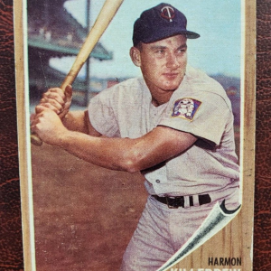 1962 TOPPS HARMON KILLEBREW TWINS #70 BASEBALL CARD VINTAGE
Opens in a new window or tab