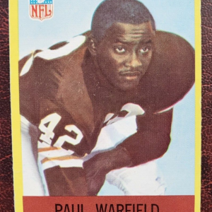 1967 PHILADELPHIA FOOTBALL PAUL WARFIELD #46 CARD VINTAGE
