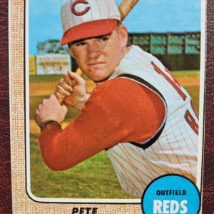 1968 TOPPS PETE ROSE REDS #230 BASEBALL CARD VINTAGE
