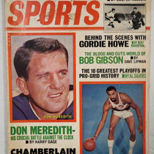 1969 SUPER SPORTS WILT CHAMERLAIN DON MEREDITH COVER MAGAZINE RARE
