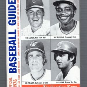 1976 SPORTING NEWS OFFICIAL BASEBALL GUIDE SEAVER+PALMER COVER PRISTINE+RARE
Opens in a new window or tab