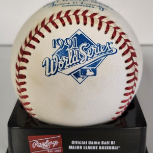 1991 OFFICIAL WORLD SERIES UNSIGNED RAWLINGS BASEBALL
Opens in a new window or tab