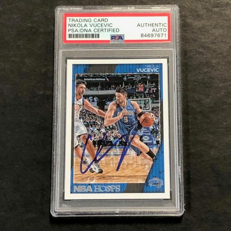 2016-17 NBA HOOPS #78 NIKOLA VUCEVIC SIGNED CARD AUTO PSA SLABBED MAGIC
 COLLECTIBLE MEMORABILIA