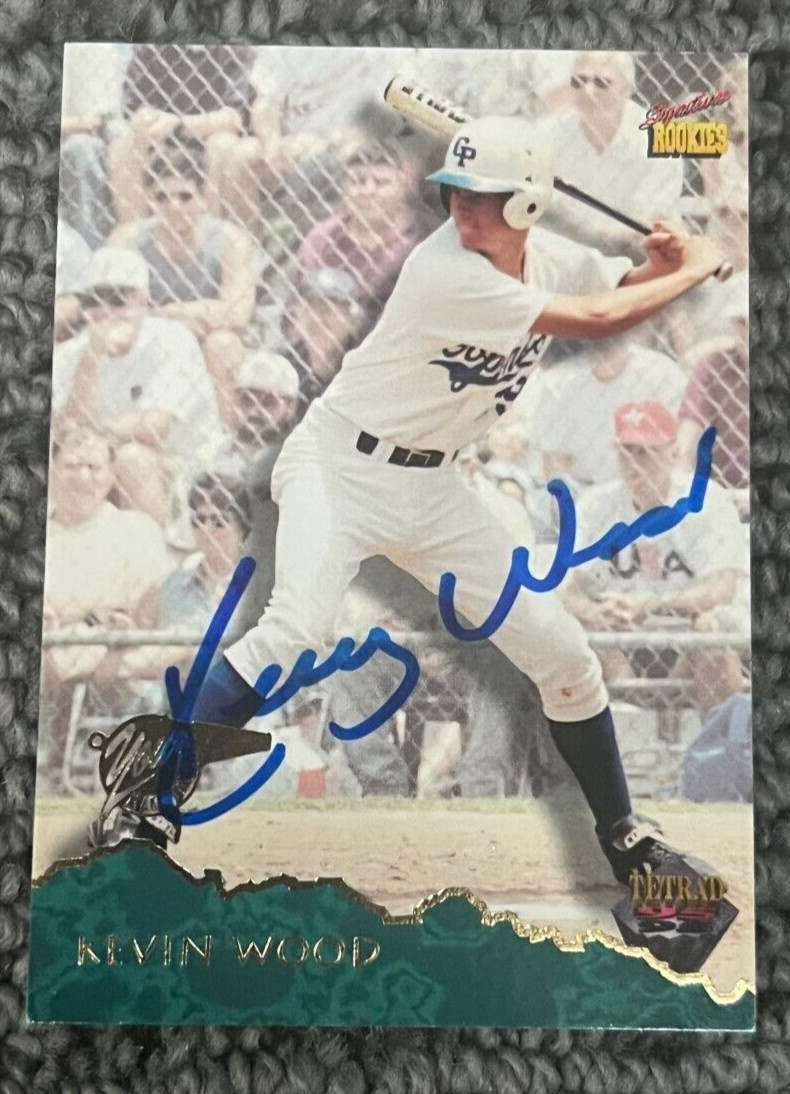 KERRY WOOD SIGNED AUTOGRAPHED 1995 Signature Rookies Tetrad #36
