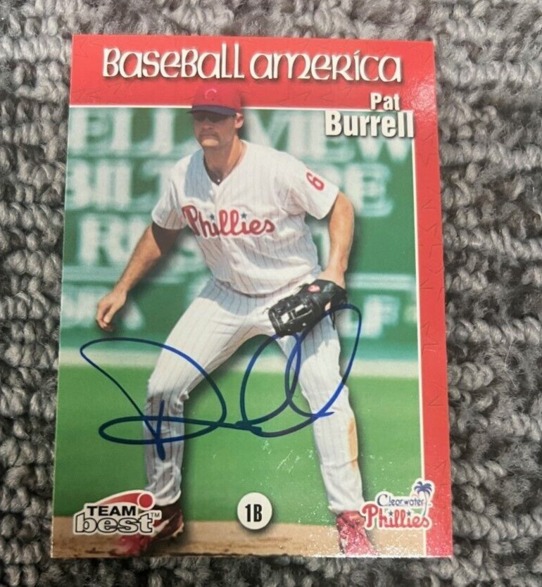 Pat Burrell SIGNED AUTOGRAPHED 1999 Team Best Baseball America's #18 CARD
