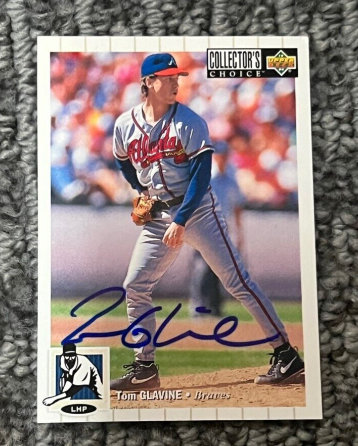 Tom Glavine signed autographed 1994 Upper Deck Collector's Choice #430 Braves
