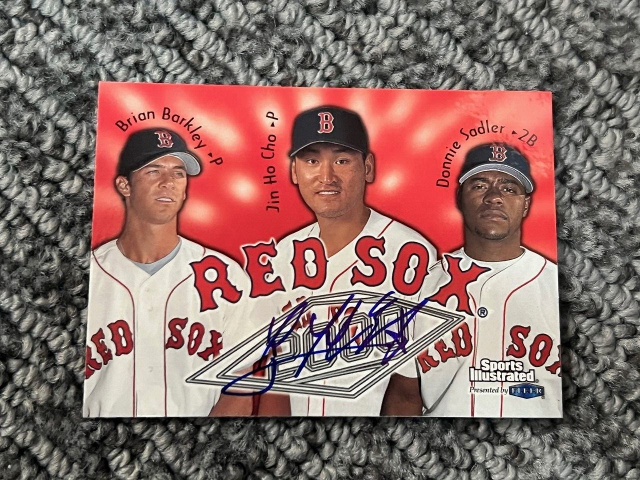 Jin Ho Cho signed autographed 1999 Fleer Sports Illustrated Rookie Card Red Sox
