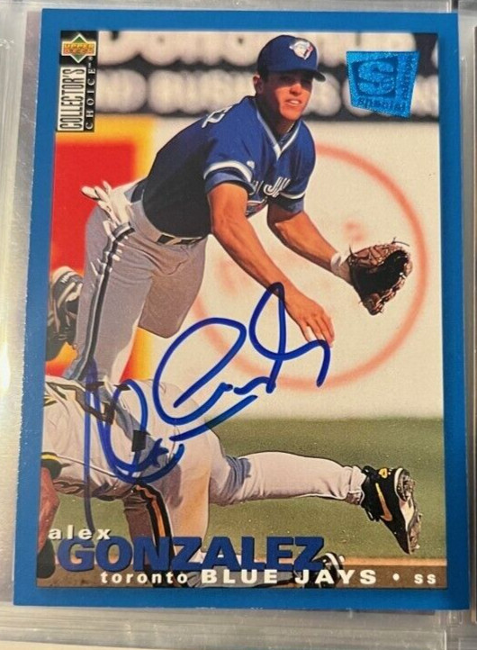 Alex Gonzalez signed autographed 1995 Collector's Choice SE Blue Jays #53
