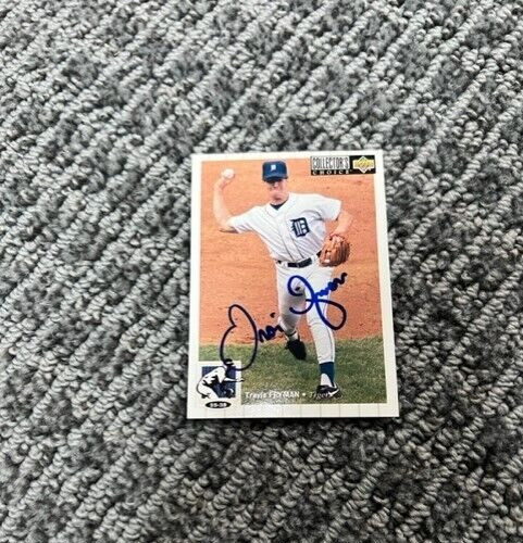 Travis Fryman signed autographed 1994 Upper Deck Collectors Choice Tigers #375

