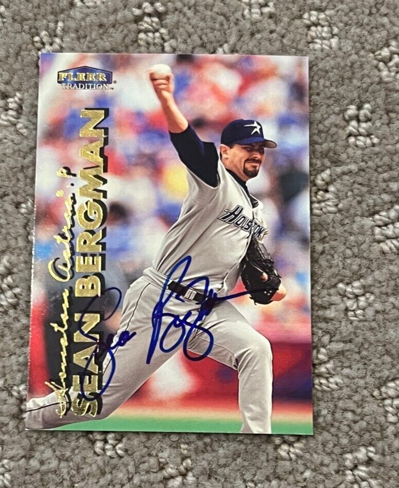 Sean Bergman signed autographed 1999 Fleer Tradition Baseball Card #355
