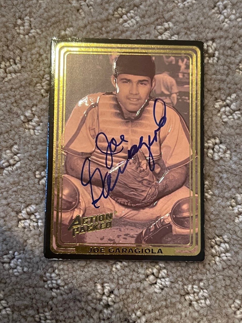 Joe Garagiola signed autographed 1992 #43 Action Packed Baseball Card Cardinals
