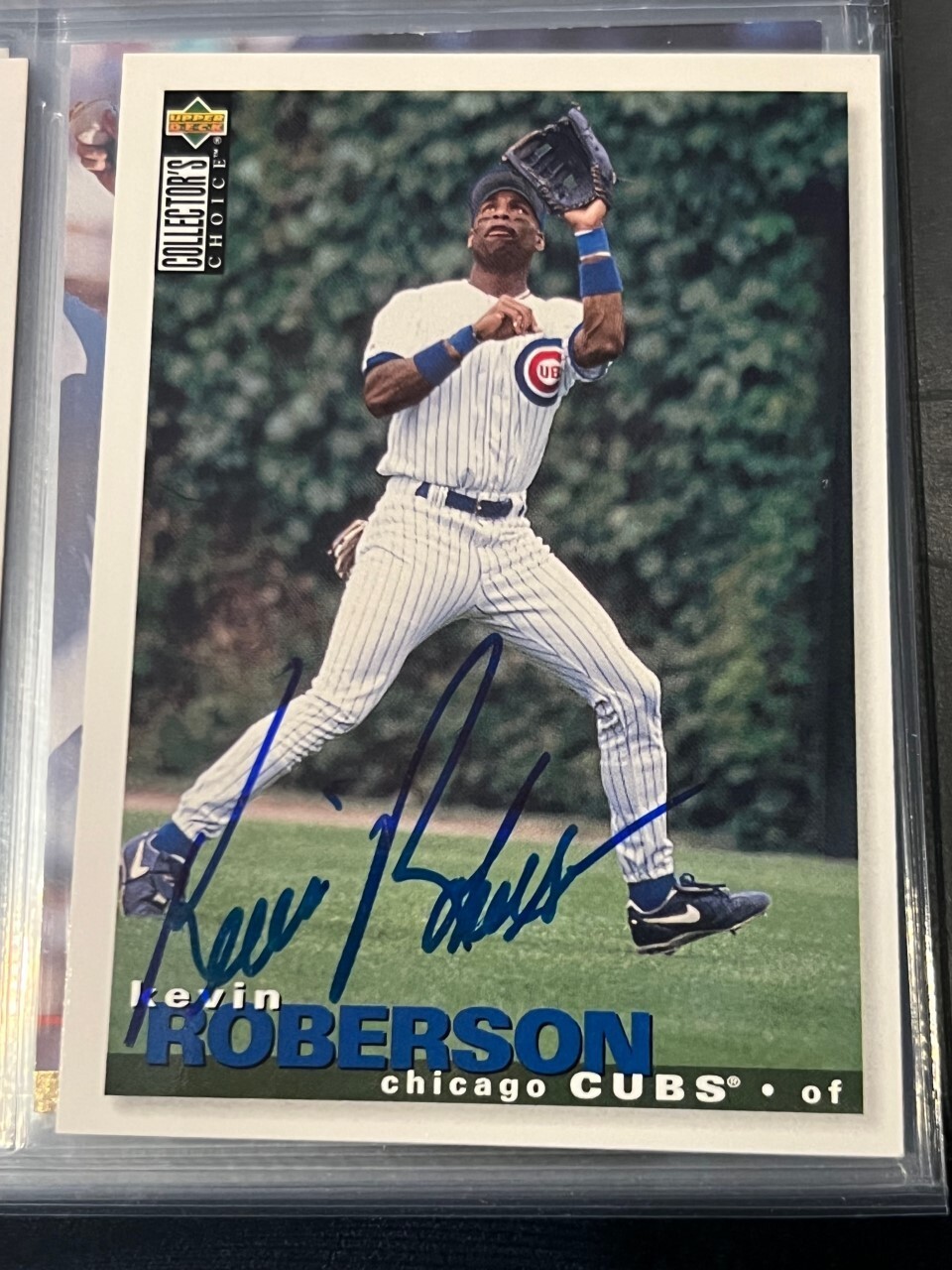 Kevin Roberson signed autographed 1995 Collector's Choice #211 Cubs Card
