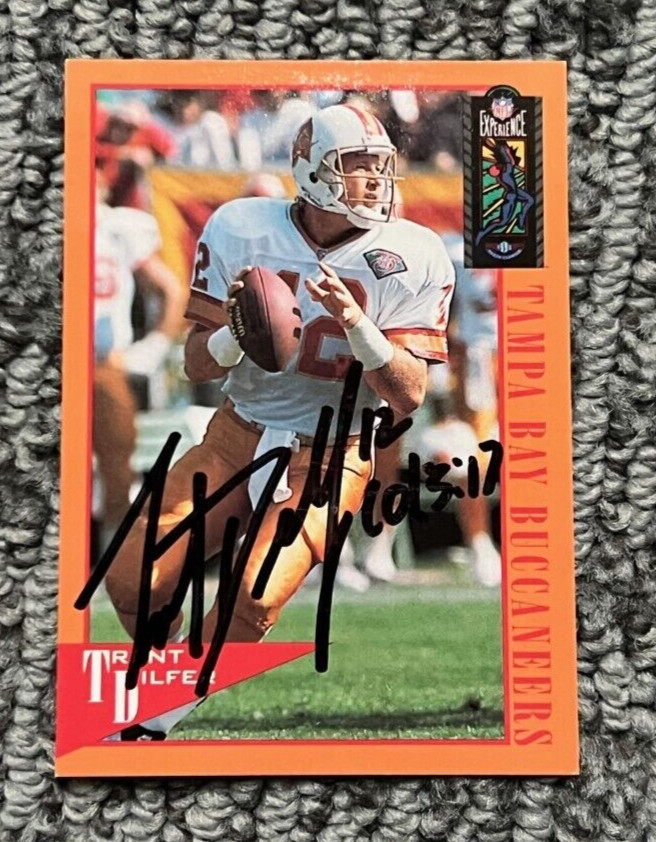 TRENT DILFER SIGNED AUTOGRAPHED 1995 CLASSIC NFL EXPERIENCE FOOTBALL CARD #103 COLLECTIBLE MEMORABILIA