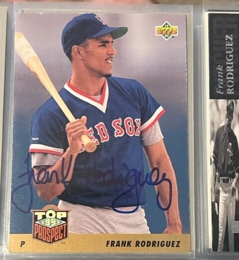 Frank Rodriguez signed autographed 1993 Upper Deck Baseball Card #442
