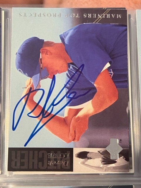 Derek Lowe signed autographed 1994 Upper Deck Minors #89 Card Boston Red Sox
