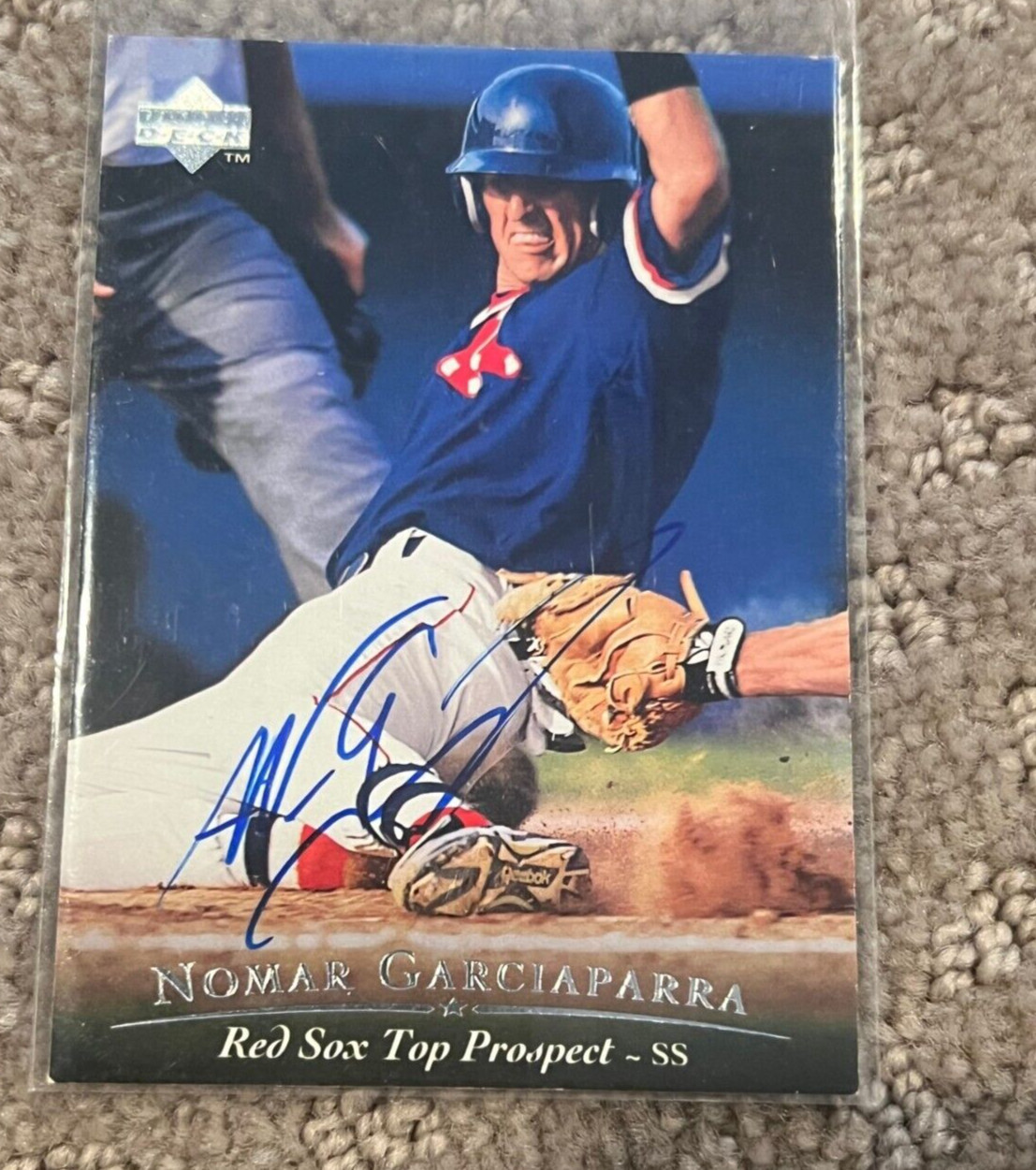 Nomar Garciaparra signed autographed 1995 Upper Deck Minors Card #205 Red Sox
