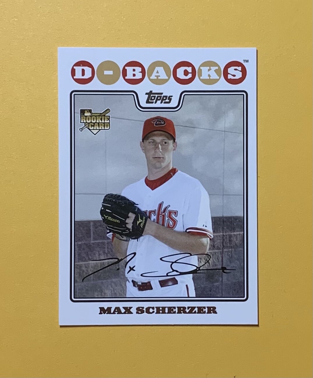 2008 TOPPS UPDATE MAX SCHERZER ROOKIE CARD #UH280
