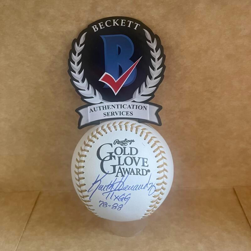 KEITH HERNANDEZ 11XGG 78-88 SIGNED AUTO GOLD GLOVE BASEBALL BAS AUTHENTICATED
