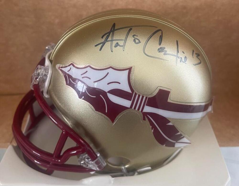 ANTONIO CROMARTIE SEMINOLES SIGNED AUTOGRAPHED MINI HELMET W/ COA
