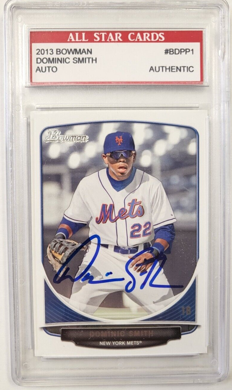 2013 BOWMAN DOMINIC SMITH AUTO ALL STAR CARDS AUTHENTIC
