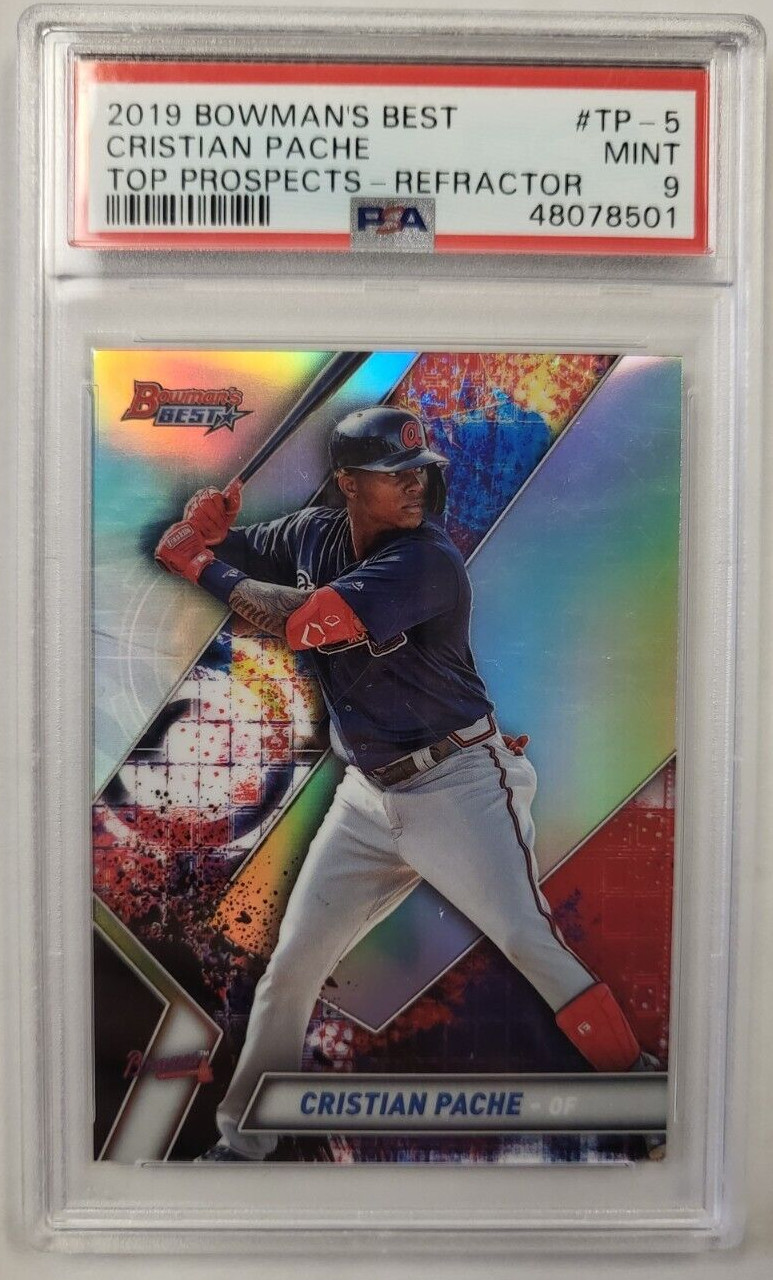 2019 BOWMANS BEST CRISTIAN PACHE REFRACTOR #TP-5 PSA 9 MINT
