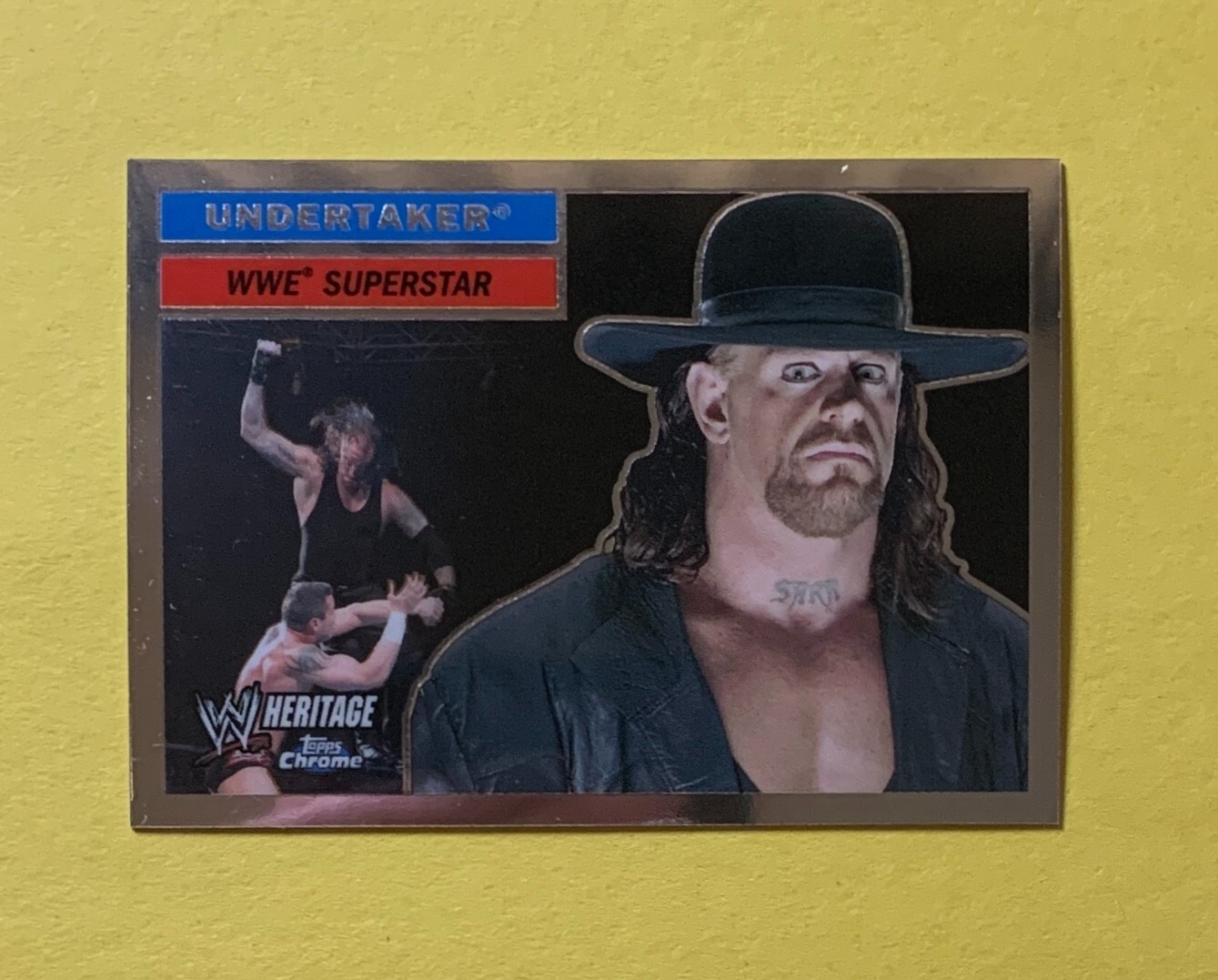 2006 TOPPS CHROME WWE HERITAGE UNDERTAKER WWE SUPERSTAR #52
