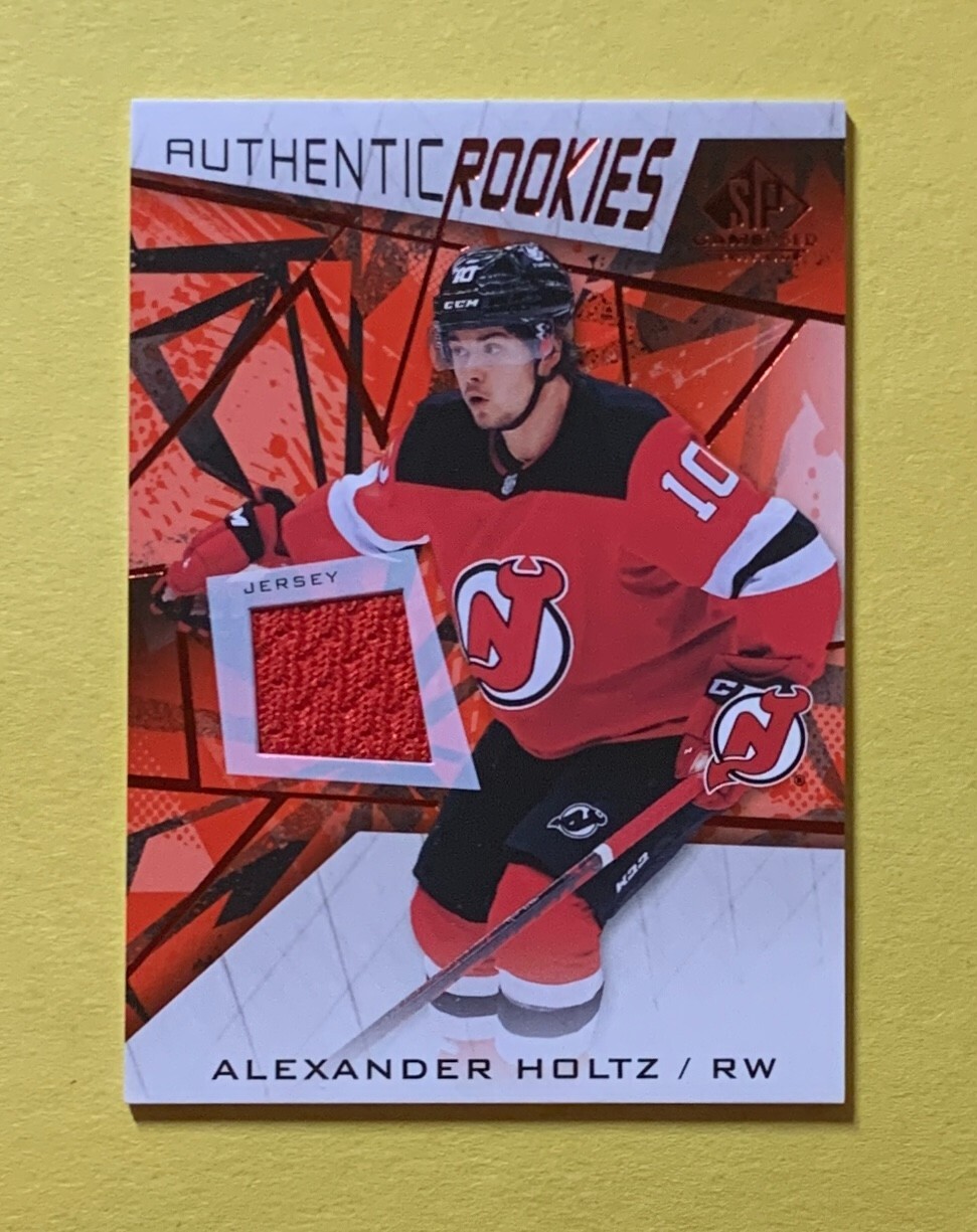 2021-22 UPPER DECK SP GAME USED ALEXANDER HOLTZ AUTHENTIC ROOKIES RELIC #124
