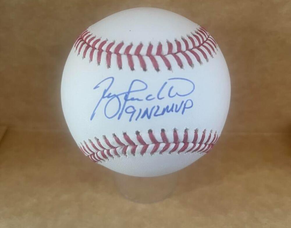 TERRY PENDLETON BRAVES 91 NL MVP SIGNED AUTO M.L. BASEBALL BECKETT AUTHENTICATED
