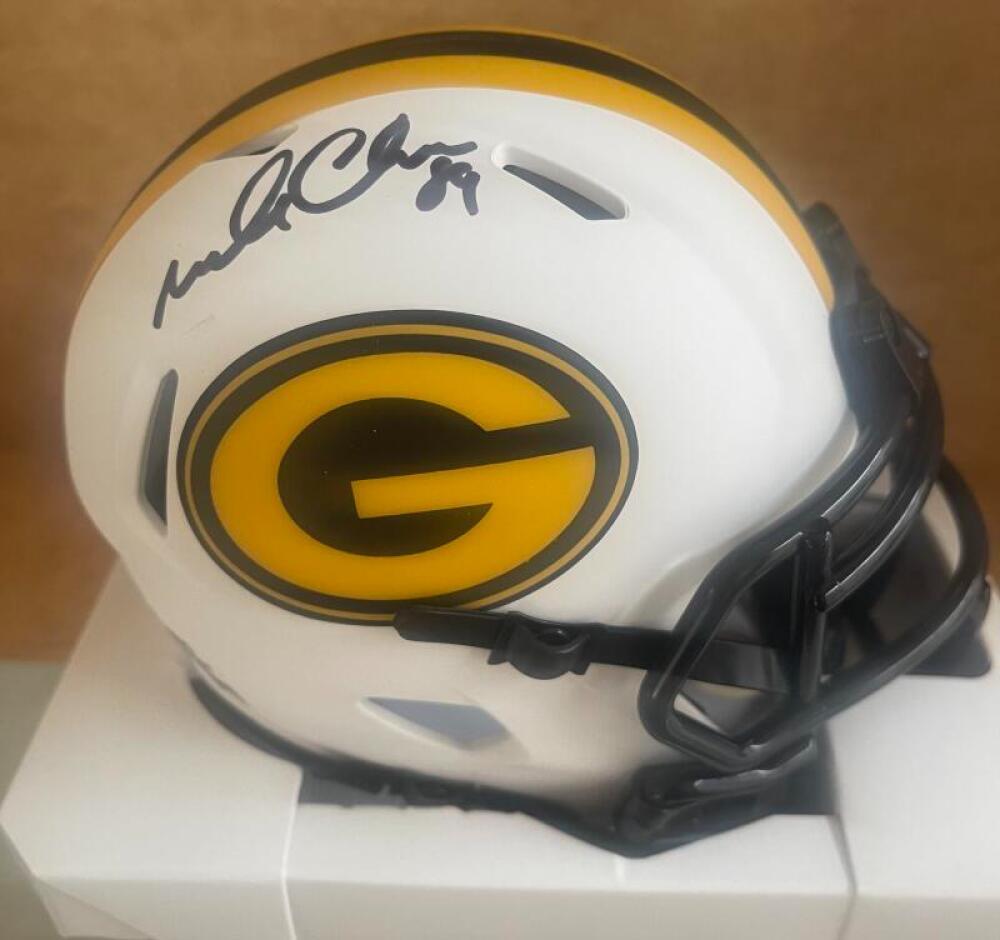MARK CHMURA GREEN BAY PACKERS SIGNED AUTO MINI HELMET PSA 3T212223
