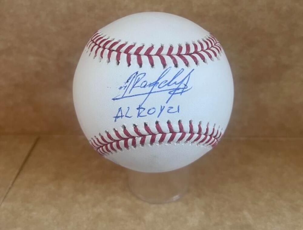 RANDY AROZARENA AL ROY 21 SIGNED AUTOGRAPHED M.L. BASEBALL BECKETT AUTH
