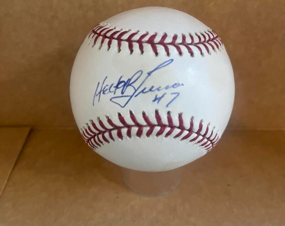 HECTOR LUNA CARDINALS/PHILLIES SIGNED AUTO M.L. BASEBALL BAS AUTHENICATED
