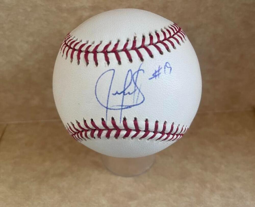 JUAN GONZALEZ TEXAS RANGERS SIGNED AUTO M.L. BASEBALL BAS AUTHENTICATED
