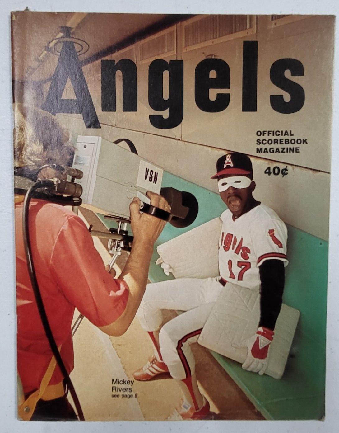 VINTAGE MLB BASEBALL 1970’S CALIFORNIA ANGELS YEARBOOK MAGAZINE PROGRAM COLLECTIBLE MEMORABILIA