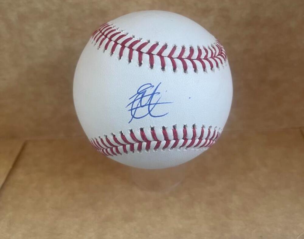 ESTEVAN MACHADO BLUE JAYS SIGNED AUTO M.L. BASEBALL BAS AUTHENTICATED
