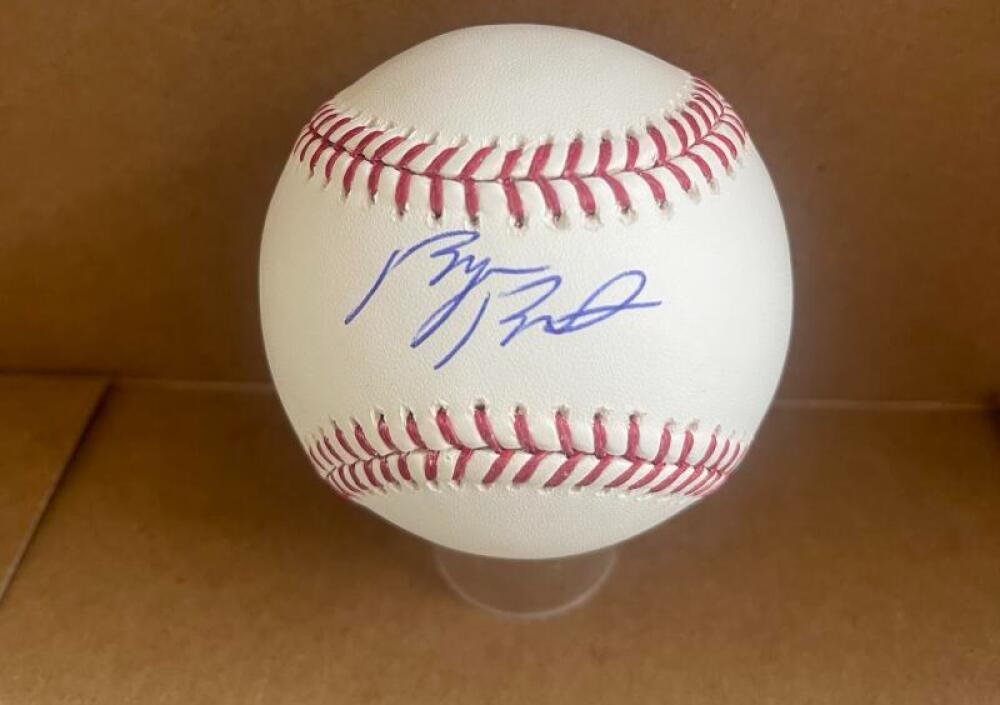 BYRON BUXTON TWINS SIGNED AUTO M.L. BASEBALL PSA/DNA R28678
