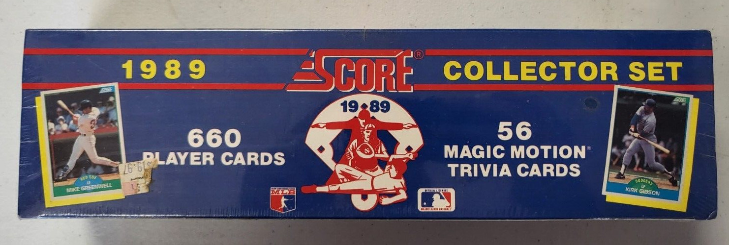 1989 SCORE BASEBALL COMPLETE CARD SET 660 COMPLETE FACTORY SEALED

