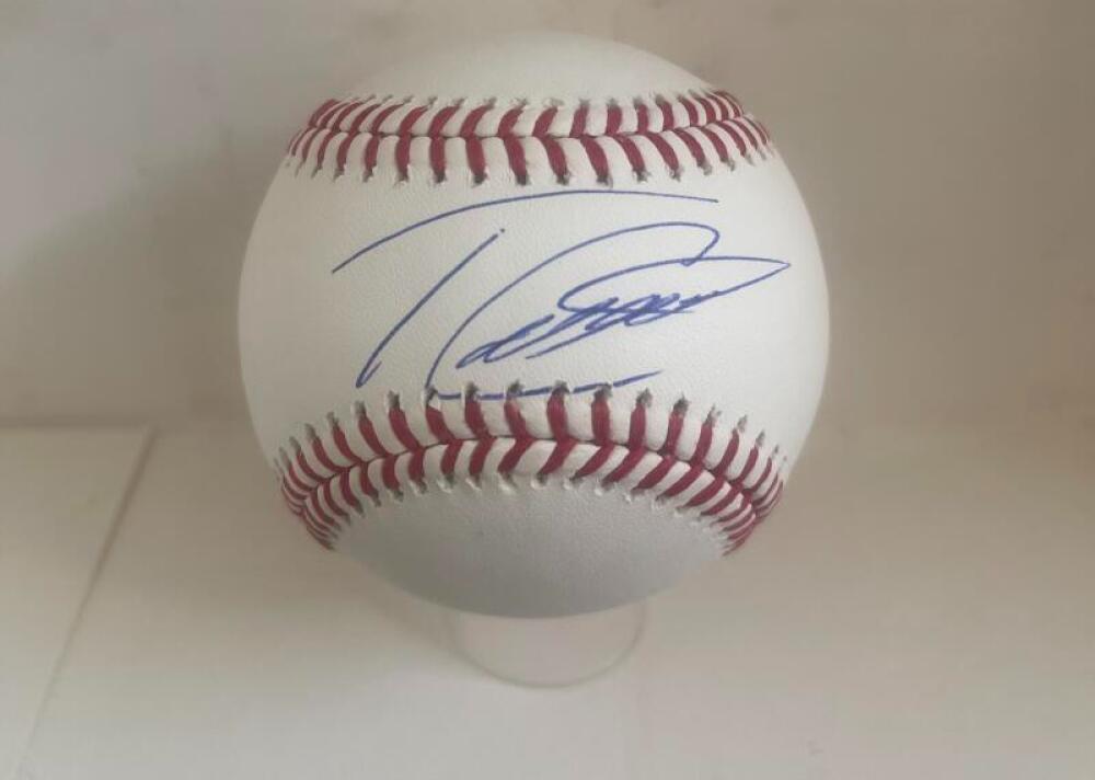 TYLER CALLIHAN REDS SIGNED AUTO M.L. BASEBALL BAS AUTHENTICATED
