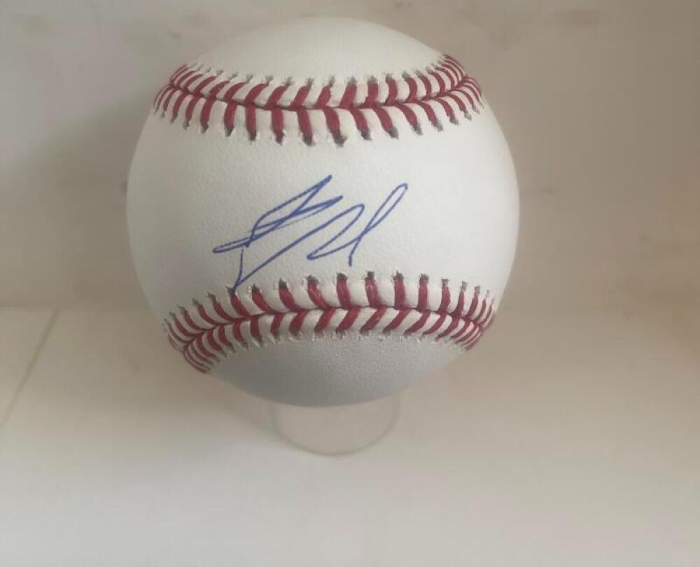 JOSE SALAS MARLINS/TWINS SIGNED AUTO M.L. BASEBALL BAS AUTHENTICATED

