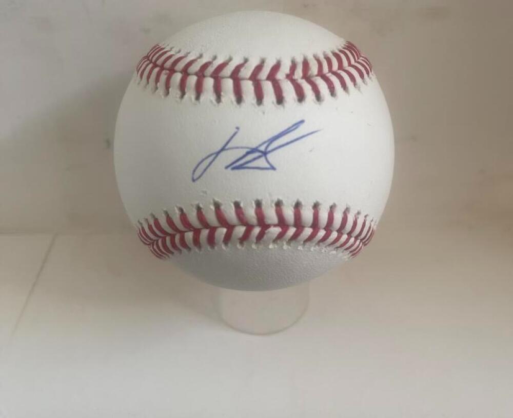 JOSE SALAS MARLINS/TWINS SIGNED AUTO M.L. BASEBALL BAS AUTHENTICATED
