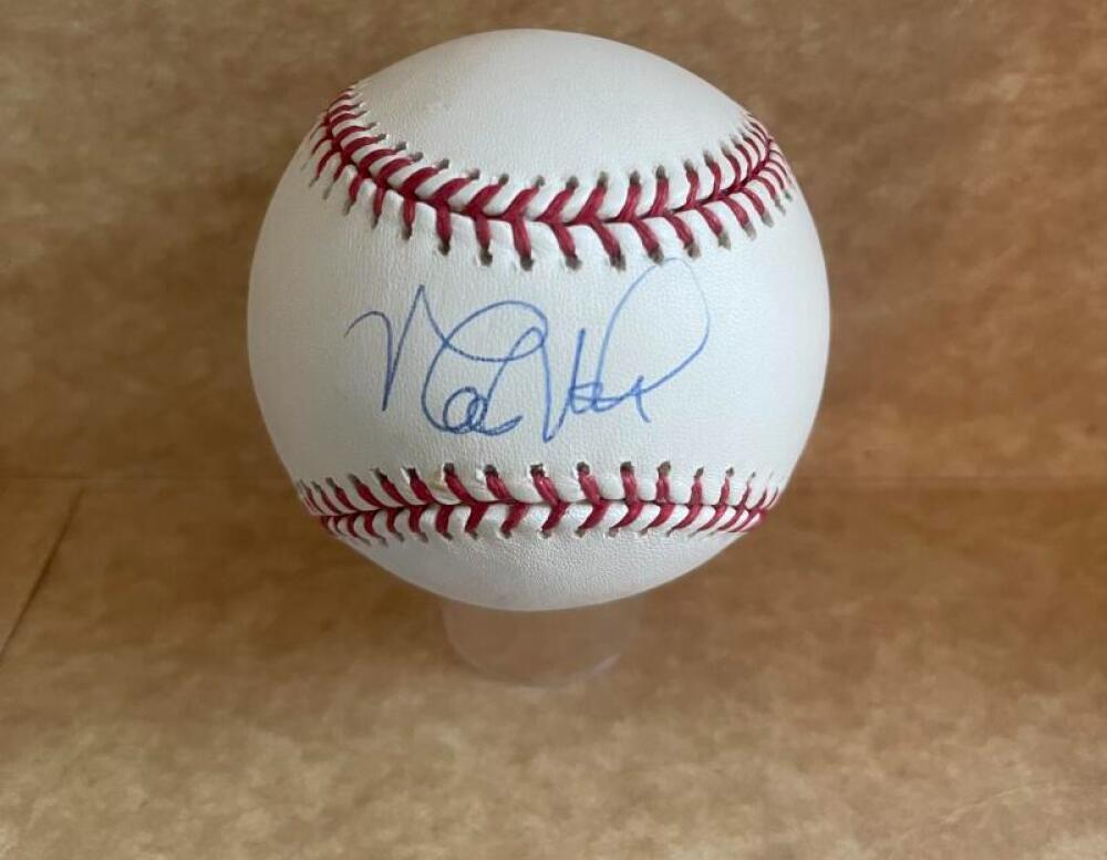 MATT NOKES YANKEES/TIGERS SIGNED AUTO M.L. BASEBALL BAS AUTHENTICATED
