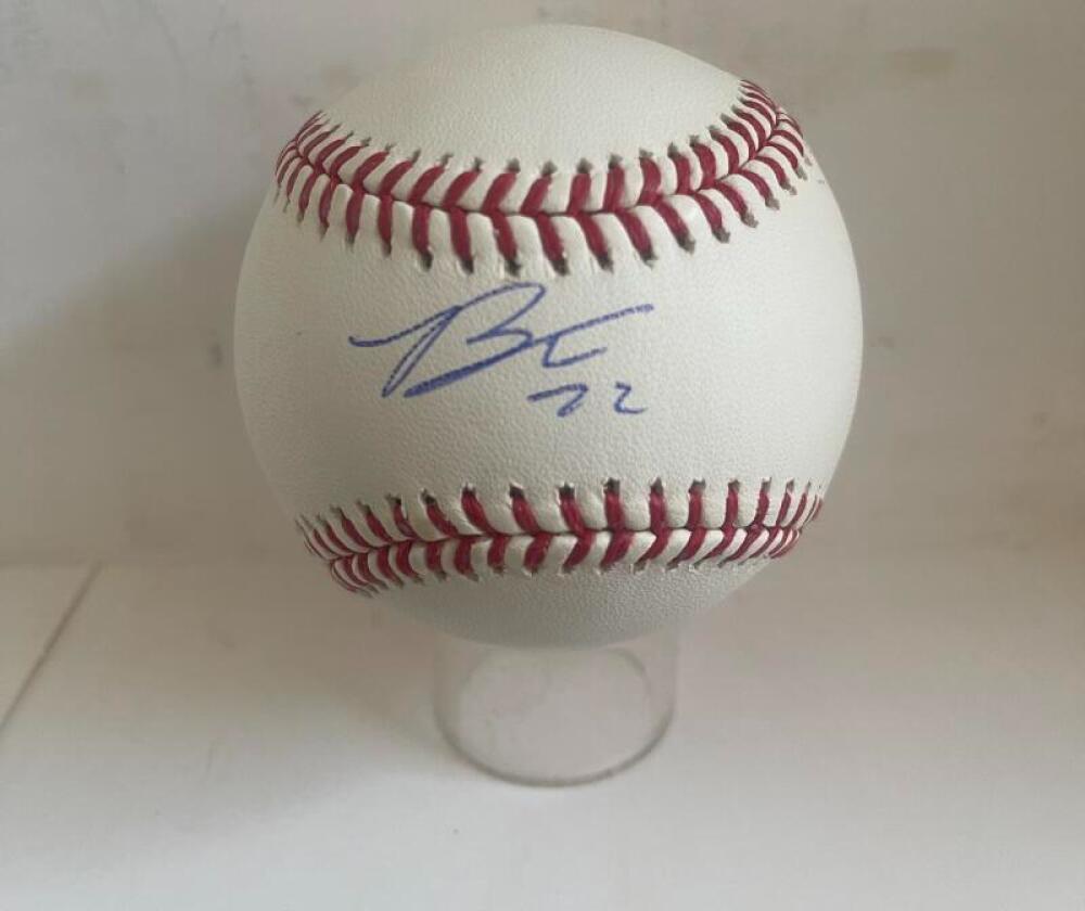 BROOKS LEE TWINS SIGNED AUTOGRAPHED M.L. BASEBALL BAS AUTHENTICATED
