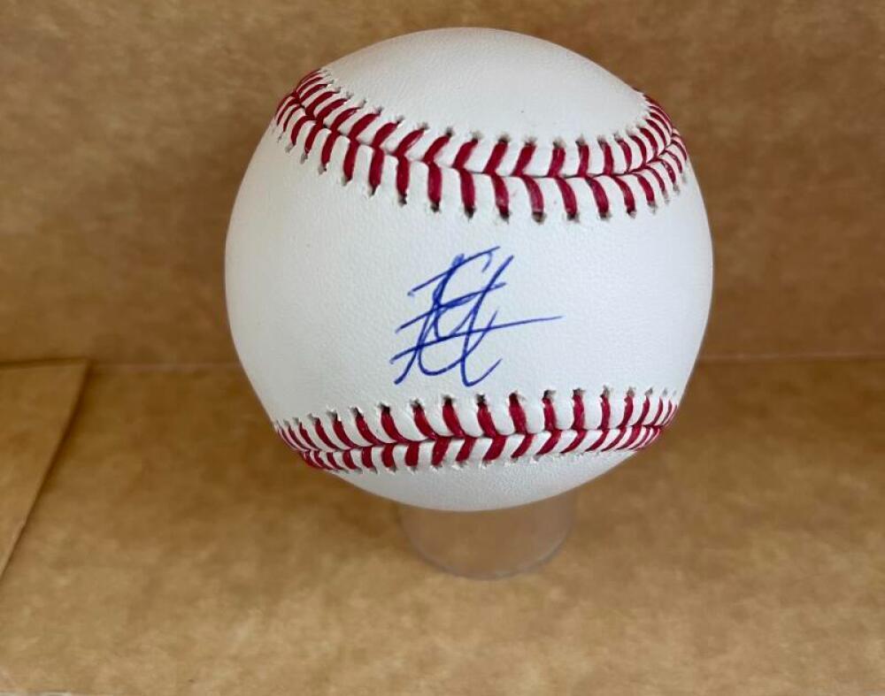 ESTIVEN MACHADO BLUE JAYS SIGNED AUTOGRAPHED M.L. BASEBALL BECKETT AUTHENTICATED
