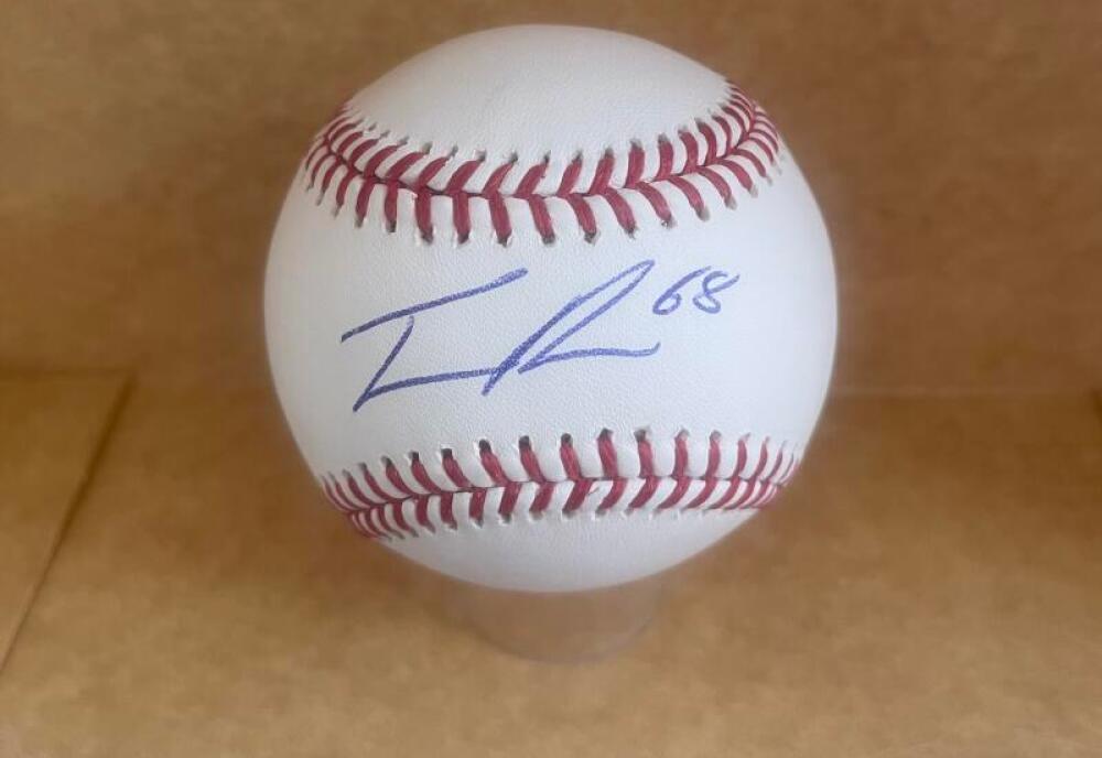 JODAN ROMERO BLUE JAYS SIGNED AUTO M.L. BASEBALL BAS AUTHENTICATED
