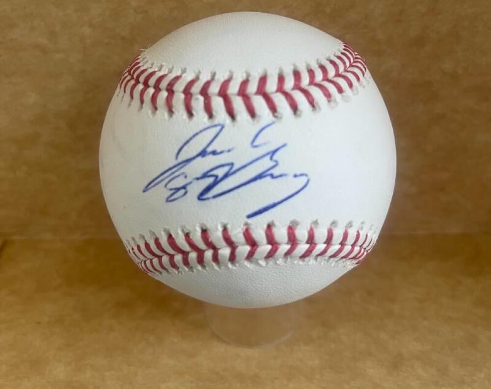 JACOB BERRY MARLINS SIGNED AUTOGRAPHED M.L. BASEBALL BECKETT AUTHENTICATED
